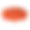 10gr perles de rocaille orange  reflets arc en ciel en verre  2mm environ 800 perles (ref40)