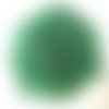 10gr perles de rocaille vert brillant en verre  2mm (environ 800 perles)