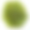 10gr perles de rocaille vert transparent arc en ciel en verre 2mm (environ 800 perles)