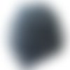 10gr perles de rocaille noir brillant en verre  2mm (environ 800 perles)