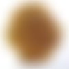 10gr perles de rocaille marron brilant arc en ciel 2mm (environ 800 perles)