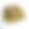 10gr perles de rocaille jaune arc en ciel 2mm (environ 800 perles)