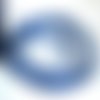 10m ruban organza  bleu roi  6mm