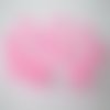 10 perles rose imitation jade en verre 8mm