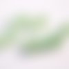 10 perles jade naturelle vert pomme  8mm (48) 