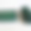 2 perles en bois tube 35x20mm couleur vert 
