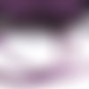 1m cordon suédine violet aspect daim 3 mm 