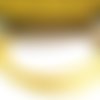 1m cordon suédine jaune or  aspect daim 3 mm 