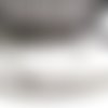 5m cordon suédine argenté aspect daim 3 mm 
