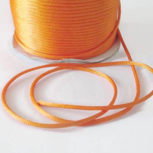 10m fil nylon orange queue de rat 2mm 