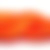 Fil nylon tressé orange 2mm en écheveaux de 12mm 