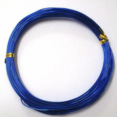 10m fil alu bleu foncé 1mm en bobine 