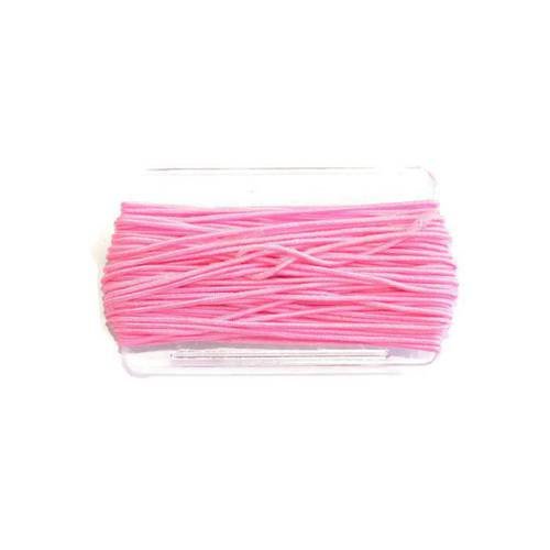 8.30m fil nylon élastique 1mm couleur rose