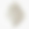 1 grande breloque pendentif coeur  couleur argent   breloque 93x59mm 