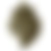 1 grande breloque pendentif coeur  couleur bronze vieilli  breloque 93x59mm 