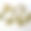 20 perles toupies jaune irisé 4mm imitation cristal autrichien 