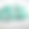 10 perles jade naturelle vert d eau  6mm 