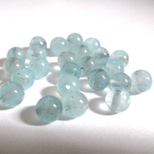 10 perles jade naturelle bleu clair 6mm (8) 
