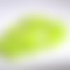 14 perles jade naturelle jaune fluo 6mm (12) 
