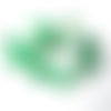 10 perles jade naturelle vert 6mm 
