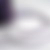 10m  fil cordon polyester violet foncé ciré 1mm 