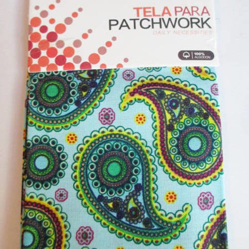 1 coupon tissu patchwork 100% coton  48x50 cm 