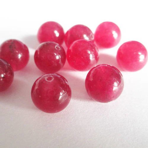 10 perles jade naturelle rouge 10mm (2) 