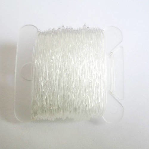 20m fil cristal élastique transparent 0.5mm 