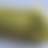 20 mètres fil coton ciré  jaune clair 1mm 