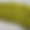 20 mètres fil coton ciré jaune citron  1mm 