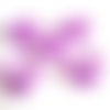 5 supports bagues acrylique violet pour enfant 14mm ,plateau 9mm 