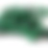 20 perles vert foncé mouchetée 6mm (b-05) 