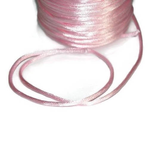 10m fil nylon  rose  queue de rat 2mm 