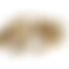 20 perles cristal rondelle  à facettes doré 4x3mm 