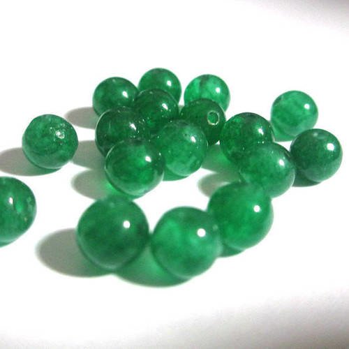 10 perles jade naturelle vert 6mm (4) 