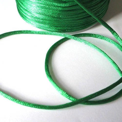 5m fil nylon vert queue de rat 2mm 