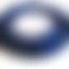 10m ruban organza bleu nuit 10mm 
