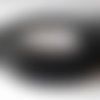 10m ruban organza noir 12mm 