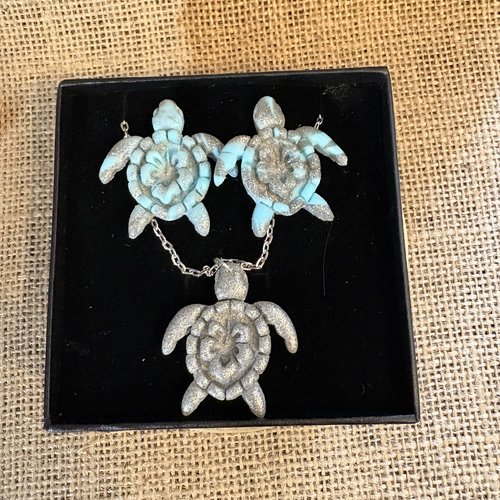 Ensemble bijoux tortue