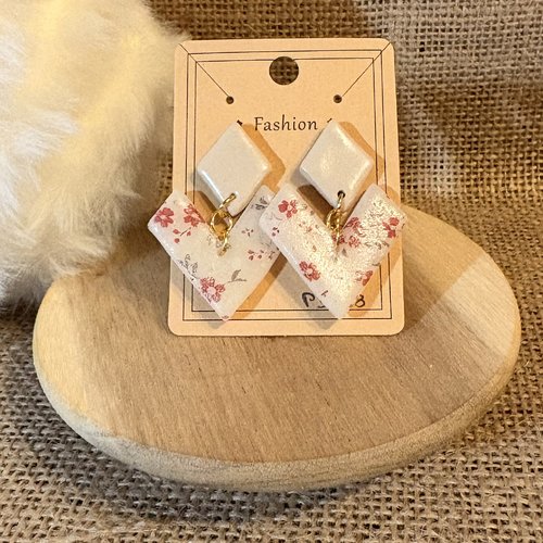 Boucle d’oreille à motif
