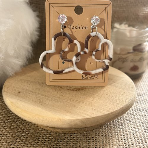 Boucle d'oreille coeur