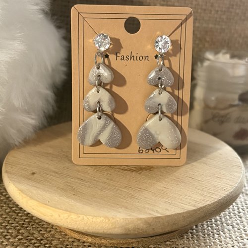 Boucle d'oreille coeur