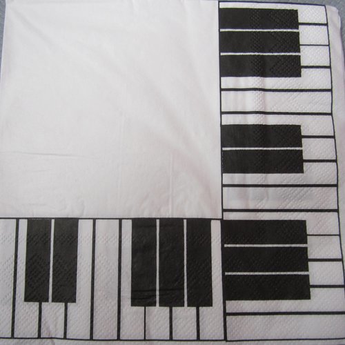Serviette en papier touche de piano (503)