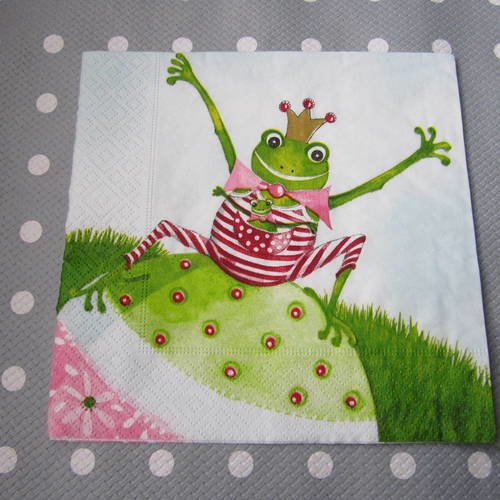 Serviette en papier grenouille  (254) 