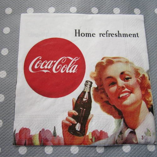 Serviette en papier coca cola (241) 