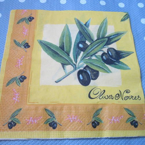Serviette en papier olives (205) 