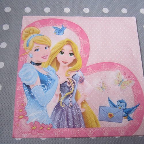 Serviette en papier princesses (106) 