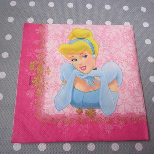 Serviette en papier princesses (105) 