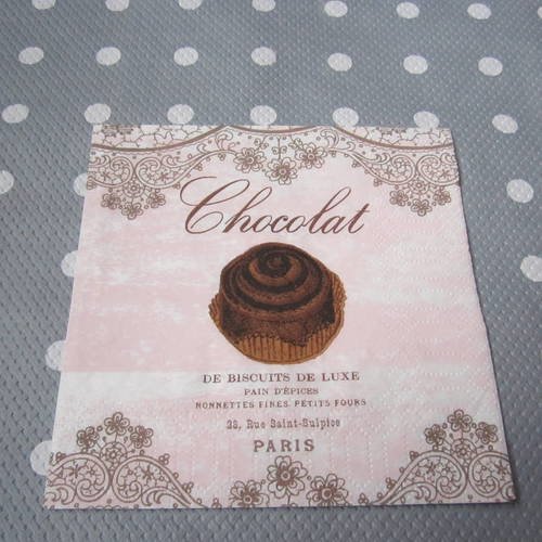 Serviette en papier chocolat (78) 