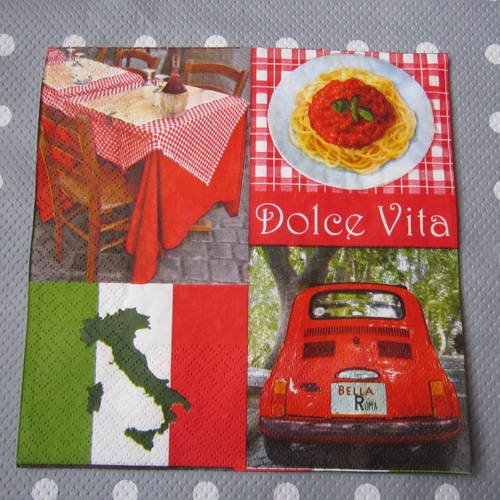 Serviette en papier doce vita/ italie (30) 